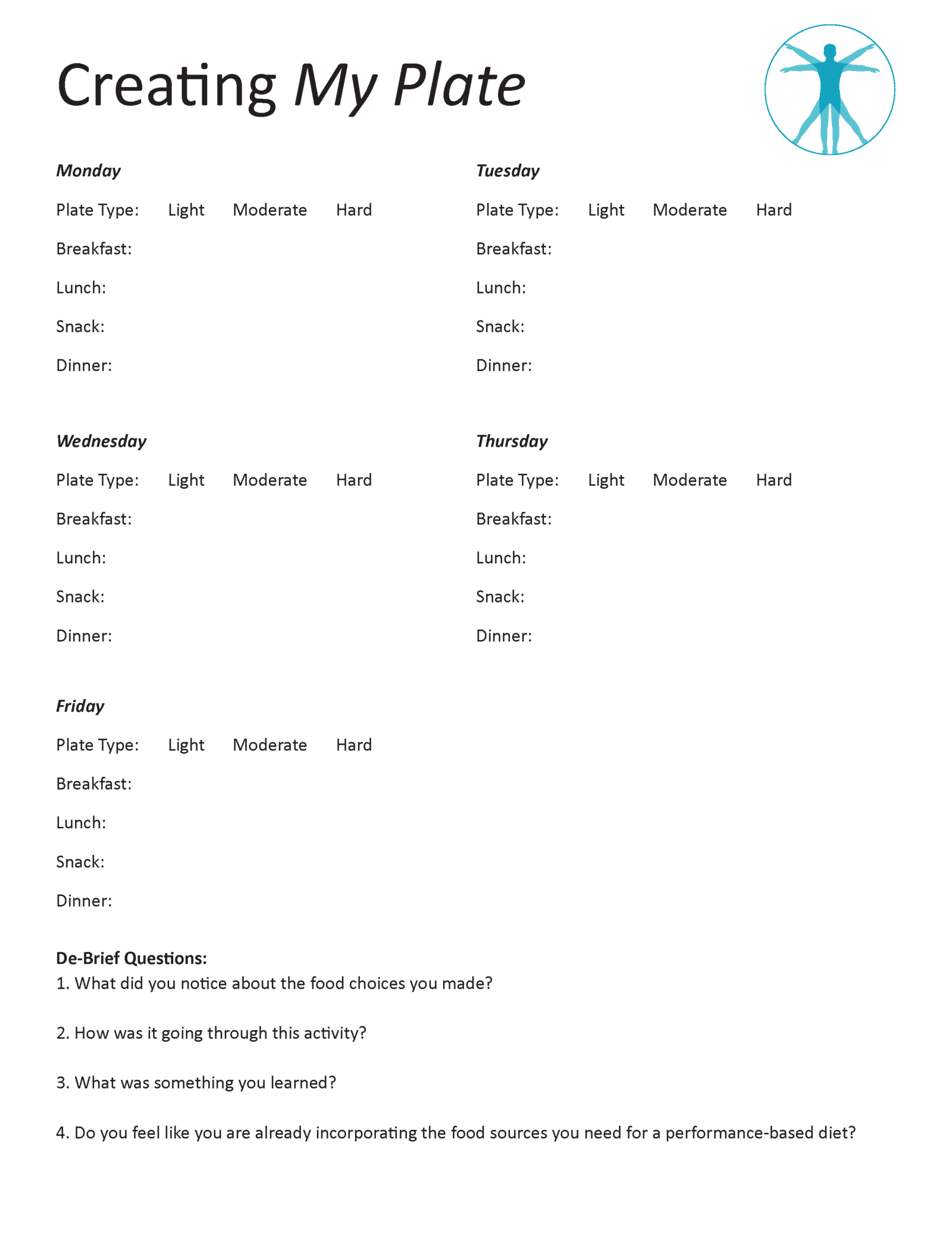 Nutrition Interactive Activities Archives | Illinois Human Performance