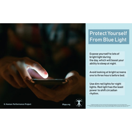 Blue Light Poster