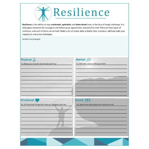 Building Resilience Worksheet