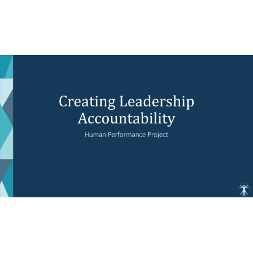 Creating Leadership Accountability PowerPoint