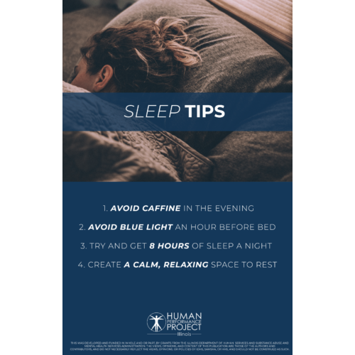 Sleep Tips Poster